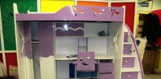 Преимущества детской кровати-чердака с рабочей зоной