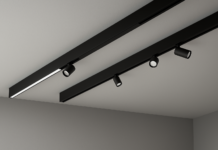 Как установить трековый магнитный светильник дома