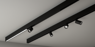 Как установить трековый магнитный светильник дома